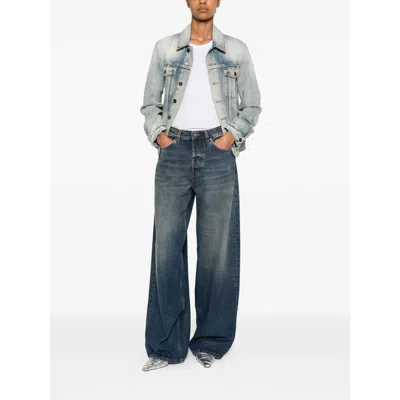 Haikure 'bethany' Blue Jeans With Logo Patch On The Rear