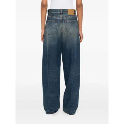 Haikure 'bethany' Blue Jeans With Logo Patch On The Rear