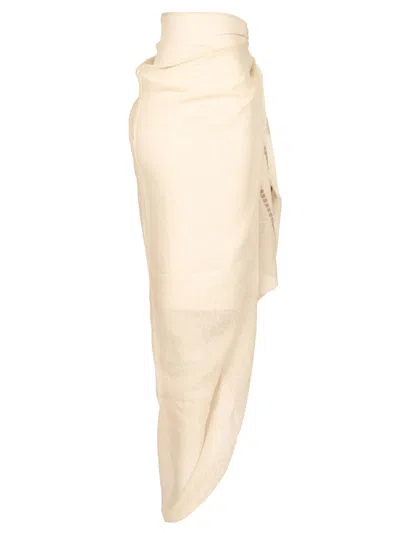 Loewe Cotton Pareo Skirts Beige