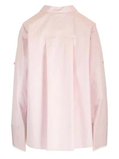 Loewe Cotton Poplin Shirt Classic Rose In Pink