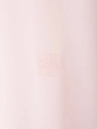 Loewe Cotton Poplin Shirt Classic Rose In Pink