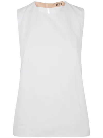 N°21 Cotton Shirt In White