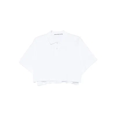 Alexander Wang Collared Shirt With Short Sleeves