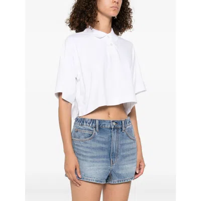 Alexander Wang Collared Shirt With Short Sleeves