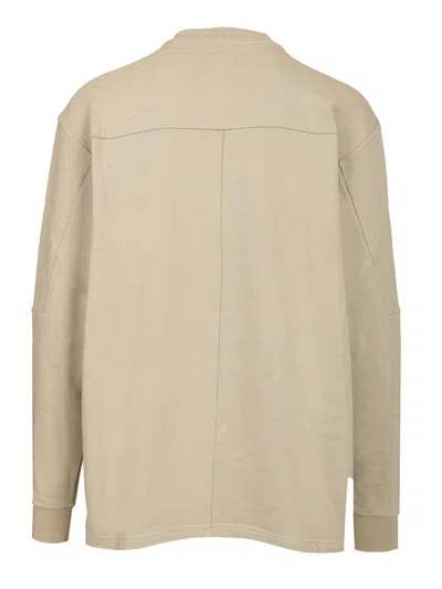 Rick Owens X Champion Cotton Sweatshirt Sweatshirts White In Neutral