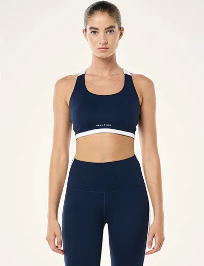 P.e Nation Women's Highgate Sports Bra In Blue