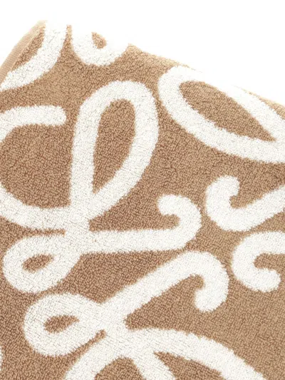 Loewe Cotton Terry Towel Swimwear Beige In Brown