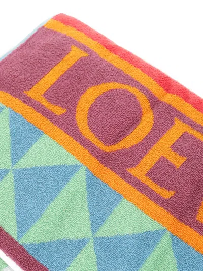 Loewe Cotton Terry Towel Swimwear Multicolor In Multi