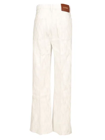 Loewe Denim Jeans In White