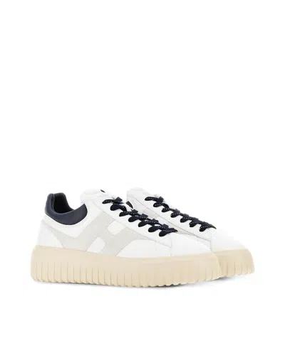 Hogan Sneakers H-stripes Blue/white