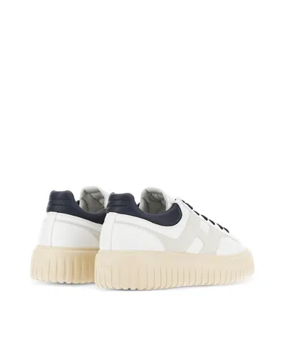 Hogan Sneakers H-stripes Blue/white