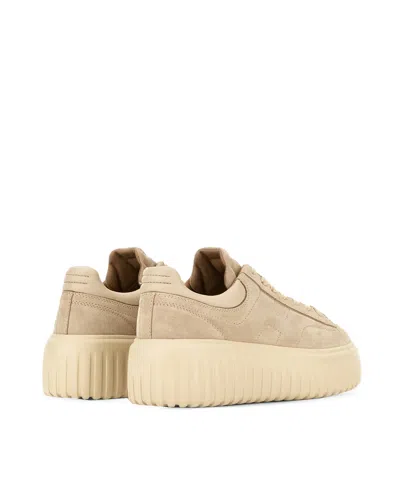 Hogan Low Top Platform Sole Sneakers In Neutral
