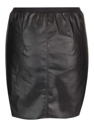 Rick Owens Diana Miniskirt Skirts Black In Black
