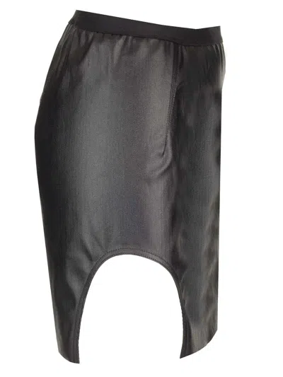 Rick Owens Diana Miniskirt Skirts Black In Black