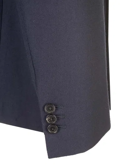 Loewe Double-breasted Jacket Jackets Blue In Blue