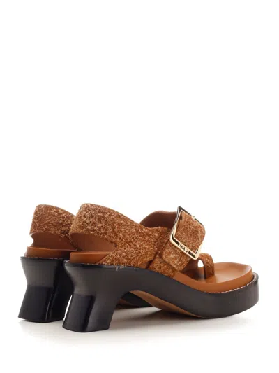Loewe 70mm Ease Brushed-suede Sandals
