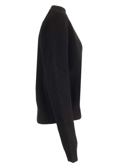 Rick Owens Eclipse Knit Sweater Black Knitwear Black In Black