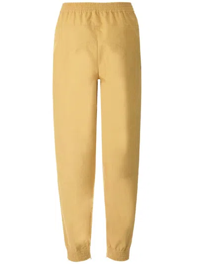 Loewe Elasticated Trousers Yellow In Yellow