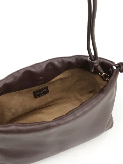 Loewe Medium Flamenco Purse Shoulder Bag In Soft Nappa In Brown