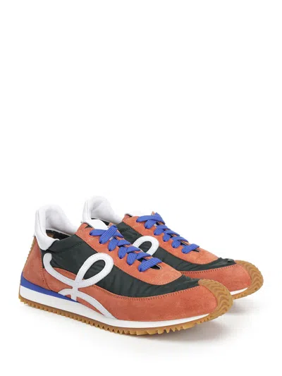 Loewe Flow Runner 2.0 In Nylon E Camoscio