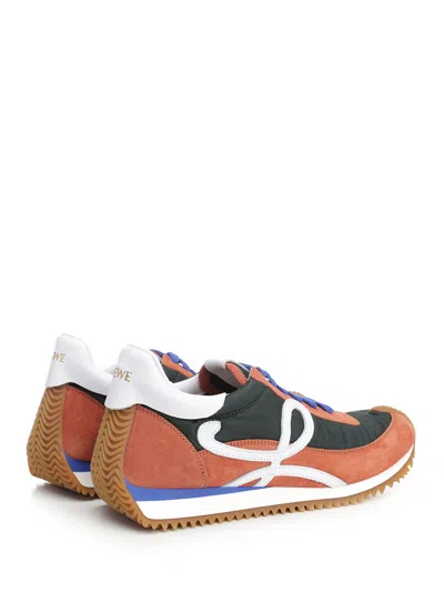 Loewe Flow Runner 2.0 In Nylon E Camoscio