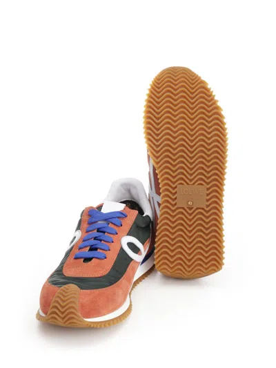 Loewe Flow Runner 2.0 In Nylon E Camoscio