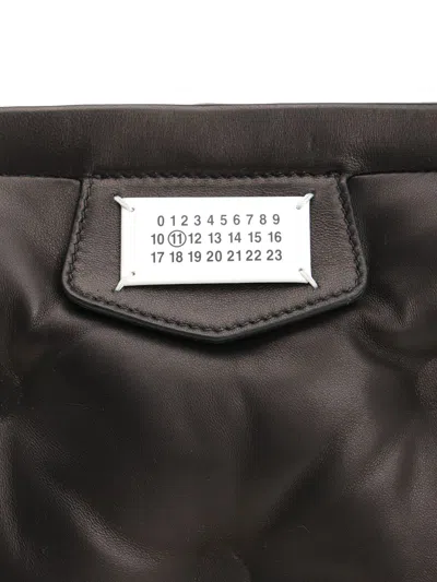 Maison Margiela Glam Slam Flat Pocket Shoulder Bags Black
