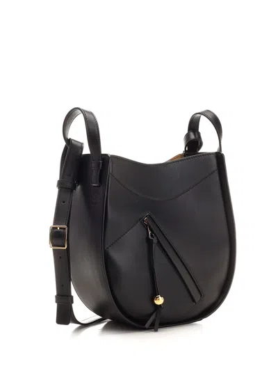 Loewe Hammock Slice Handbags Black