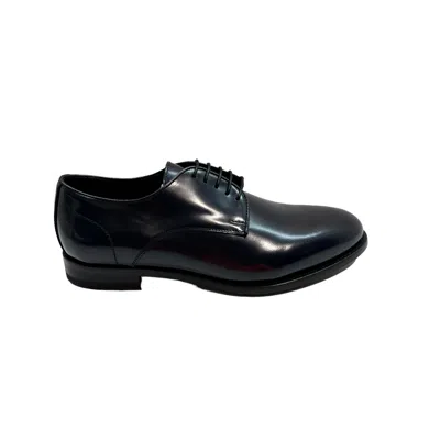 Marechiaro 1962 Man Lace-up Shoes Midnight Blue Size 8 Leather In Black