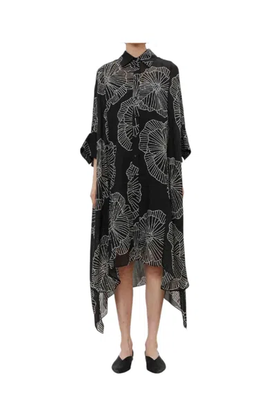 Meimeij Mid Sleeve Dress Woman  Floral Fantasy