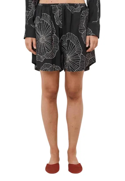 Meimeij Women's Fantasy Shorts  With Elastic Waist In Black