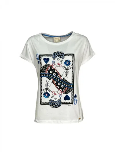 Very Simple T-shirt Woman  V143 In White