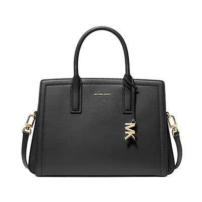 Michael Kors Structured Shoulder Bags With Detachable Strap And Top Handles In Black