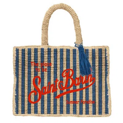Mc2 Saint Barth Women Handbags  - Colette Raffia Stripes Mini V 61 Emb - N.d.