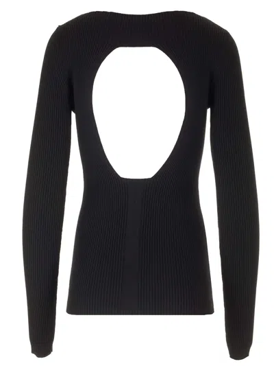 Rick Owens Al Top Sweaters And Cardigans Black In Black