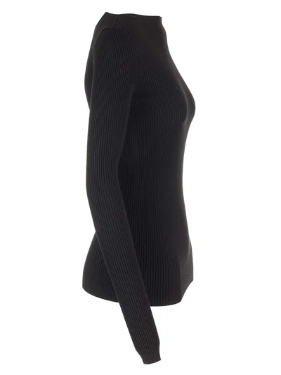 Rick Owens Al Top Sweaters And Cardigans Black In Black
