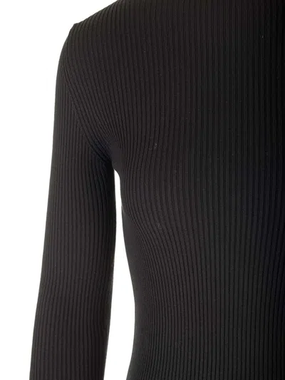 Rick Owens Al Top Sweaters And Cardigans Black In Black
