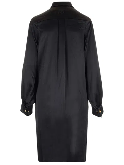 Loewe Knot Dress In Crepe Satin