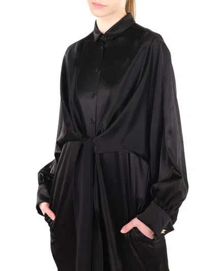 Loewe Knot Dress In Crepe Satin