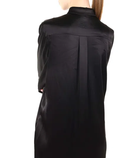 Loewe Knot Dress In Crepe Satin