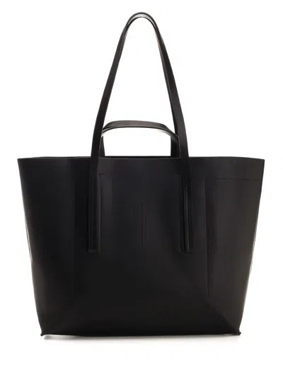Rick Owens Leather Tote Bag Handbags Black