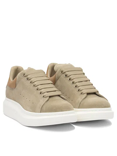 Alexander Mcqueen Leather Upper And Rubber Sole Sneaker In Brown