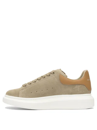 Alexander Mcqueen Leather Upper And Rubber Sole Sneaker In Brown