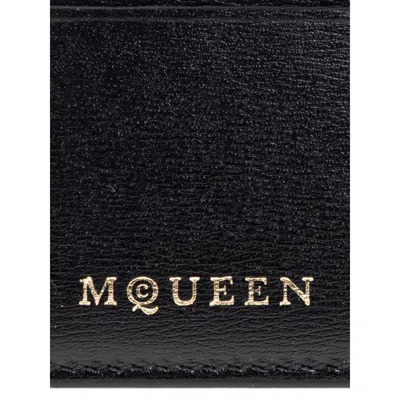 Alexander Mcqueen Compact Leather Goods With Minimalist Design
