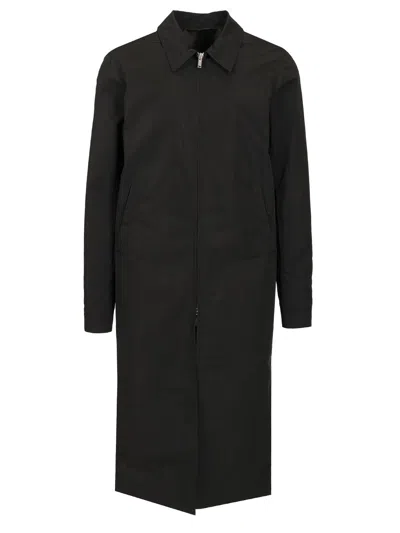 Rick Owens Lightweight Coat Coats Black In Black