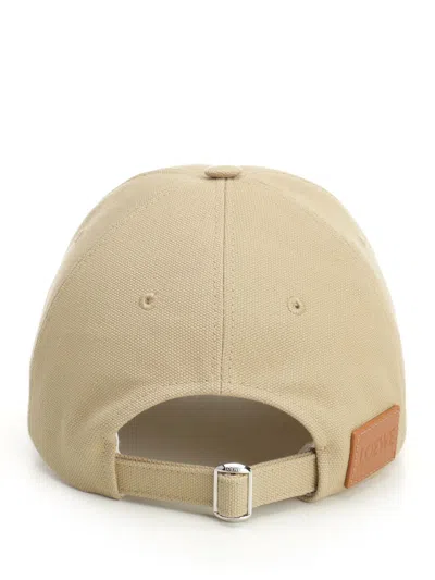 Loewe Canvas Hat Hats Beige