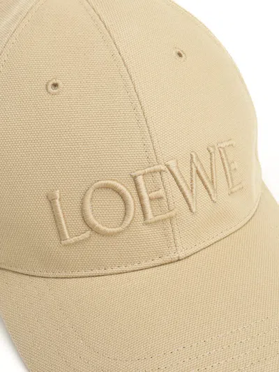Loewe Canvas Hat Hats Beige
