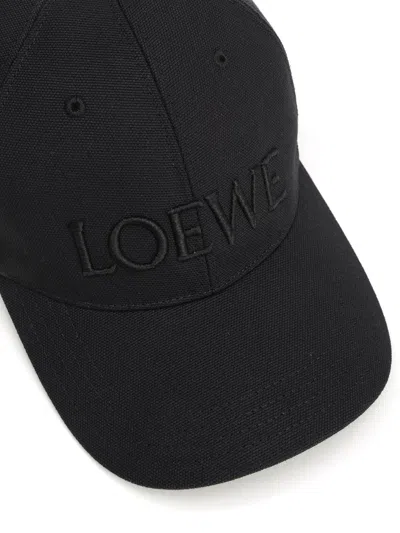 Loewe Canvas Hat Hats Black