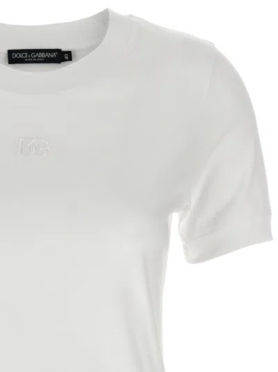 Dolce & Gabbana Embroidered Logo Crew Neck T-shirt