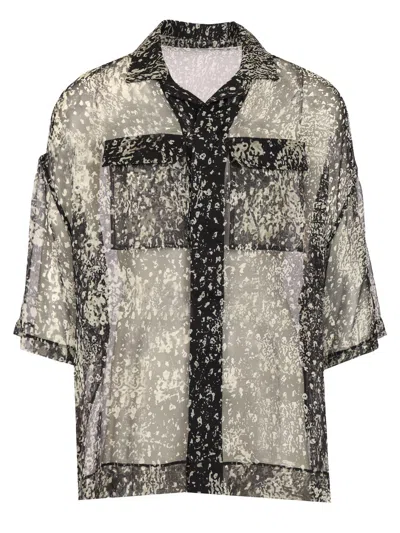 Rick Owens Magnum Tommy Silk Shirt
